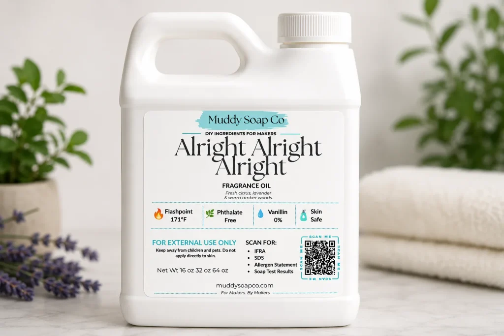 Alright Alright Alright fragrance oil by Muddy Soap Co