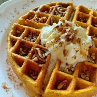 Pumpkin Pecan Waffles