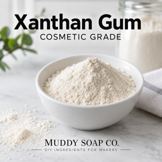 Xanthan Gum for cosmetic and personal care formulations from Muddy Soap Co.