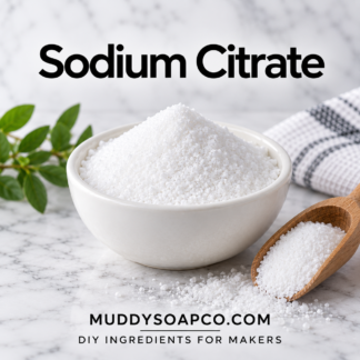 Sodium Citrate granular powder for DIY cosmetic and soap formulations – Muddy Soap Co.
